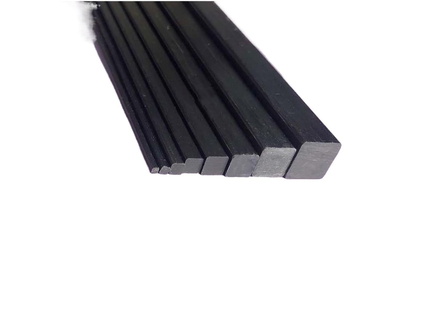Asta quadrata in fibra di carbonio 1M-1pz(10x10mm)