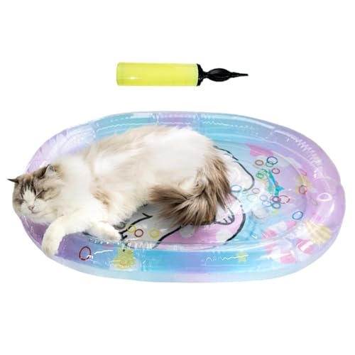 Tapis d'eau sensoriel pour animaux de compagnie durant l'été - 2