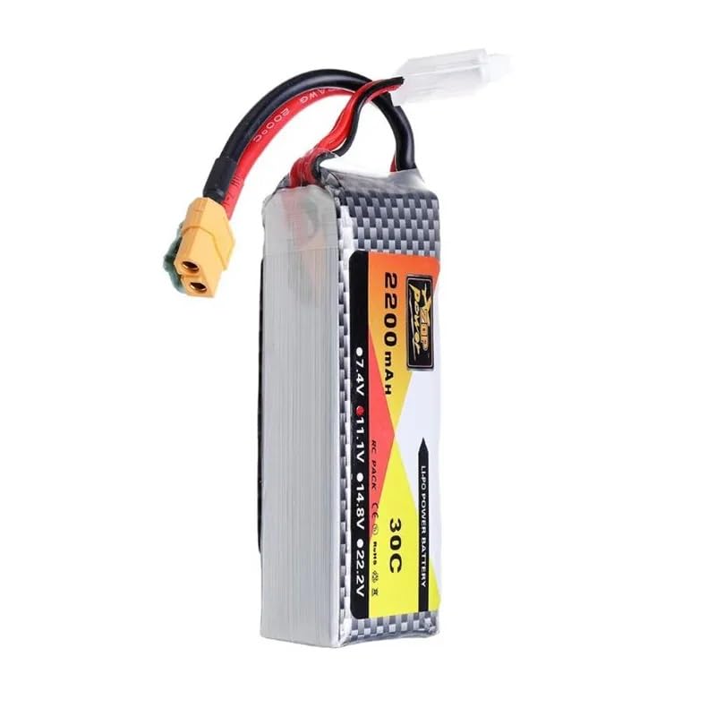 Image of MatLogix ZOP Power 11.1V 2200MAH 3s 30c Rechargable Lipo Battery