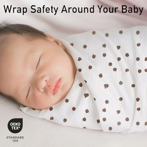 Image of GLLQUEN BABY Receiving Blanket Boy Cotton Muslin Swaddle Blankets Girl Newborn Squares Breathable & Soft Thin Baby Blankets Cloths Double Absorbent Infant Swaddling Wrap - 6 Pack (Rainbow)