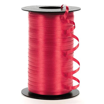 Curling Ribbon - Red-3/16 x 500 yds