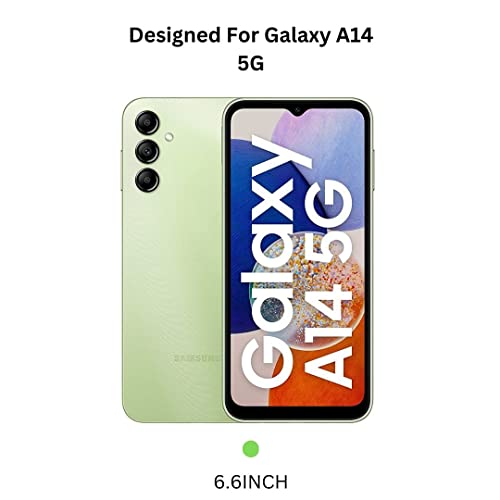 Image of DIZORO Microfiber Candy Case Compatible for Samsung A14 5G Smooth Touch Cushion Liquid Soft Silicone Gel Rubber Phone Cases Non-Slip Full Body Protective Shockproof Back Cover - Purple