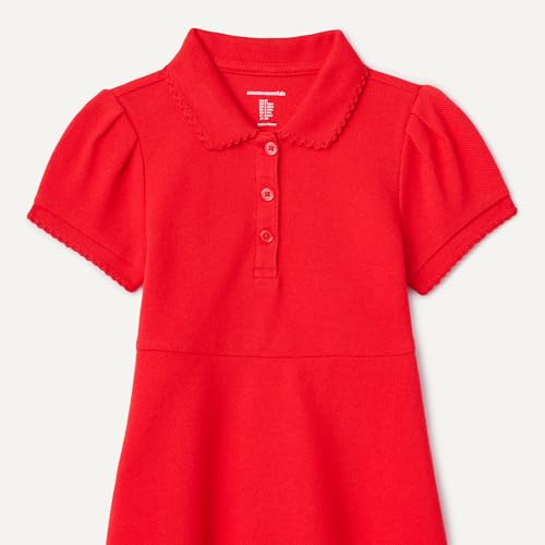 Image of Amazon Essentials Girls and Toddlers' Short Sleeve Polo Dress