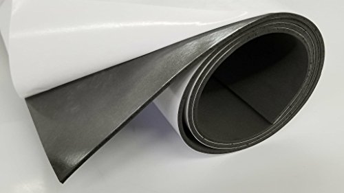 Sponge Neoprene Foam Rubber Sheets and Strips with Adhesive Backing Soft/Medium Hardness- Cut to Multiple Dimensions and Lengths - DIY, Gaskets, Cosplay, Costume, Crafts