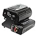 LKP Chauffe-Portable Au Gaz Butane 1.3KW, Réchauffeur Poêle À Gaz 2 en 1, Chauffage Extérieur 26cmx24cmx20cm, Chauffage Gaz De Camping, Noir/Rouge