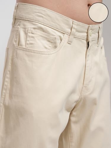 Image of Highlander Men's Casual Trousers| Relaxed Fit | Perfect for Casual Outings,Travel & Work Wear