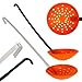 Pryntopha Anglers Tool Portable Scoops Winter for Easy Slush Snow Ice Fishing Accessory Skimmer with Long Handle Long Handle Ice Fishing