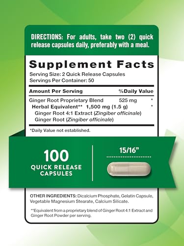 Nature's Truth Ginger Root Capsules