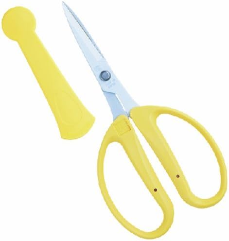 Flower Scissors yellow CRI-360SFY by CHIKAMASA