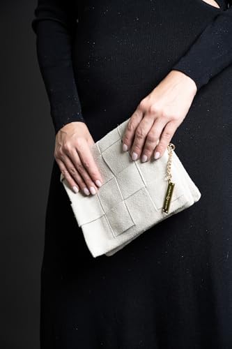 Premium Italian Leather Handmade in Florence, Italy. Suede Crossbody Bag for Women with a Detachable Strap Made in Italy2