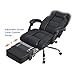 KADIRYA Reclining Leather Office Chair-High Back Executive Chair with Adjustable Angle Recline Locking System and Footrest Thick Padding for Comfort and Ergonomic Design 400LBS