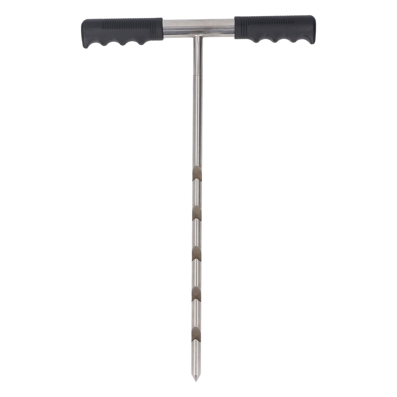 Tige de Sonde de Sol, Sonde D'échantillon de Sol en Acier Inoxydable, Outil de Sonde Réglable de 17 Pouces 32 Pouces 48 Pouces avec Poignée en T, Collecte D'échantillons de Sol