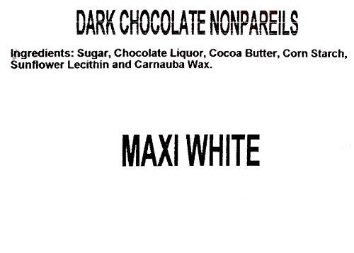 SweetGourmet Regular Nonpareils Dark Chocolate | 3 Pounds