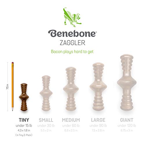 Brinquedo Puppy Pack Benebone Maplestick+Zaggler Bacon