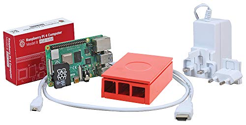 U:Create Raspberry Pi 4 Modelo B Starter Kit (4 GB, rojo)