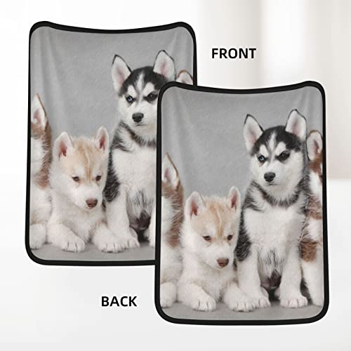 Plaid lit Husky couverture flanelle confortable douce pour canapé - 7