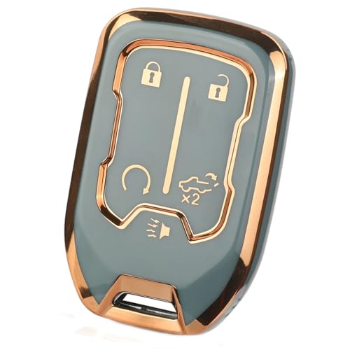 Housse clé TPU GMC Acadia Sierra Yukon Terrain 5 boutons | Accessoire auto haute qualité