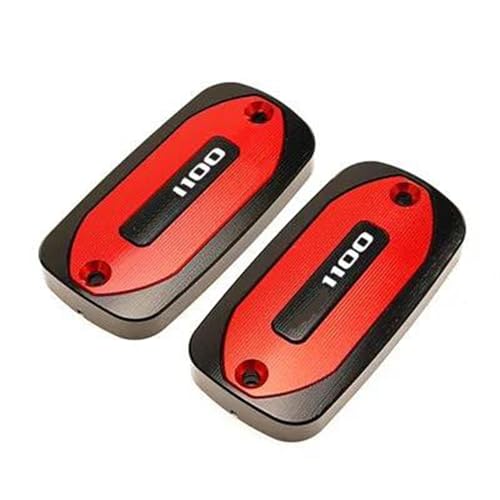 Cubierta de taza de aceite en aluminio rojo de alta calidad para frenos de motos Honda CB1100