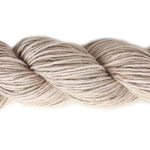 1 Skein Lotus Yarns Silk & Yak Blended Yarn Soft Warm Hand Knitting Crochet Yarn, Breathable & Comfortable For Fashion Garments Baby Clothes (01-Light Camel) #TOP1