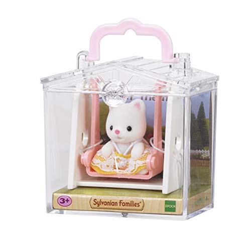 Preisvergleich Produktbild Sylvanian Families 5201 Minibox-Katze auf Schaukel, Mehrfarbig