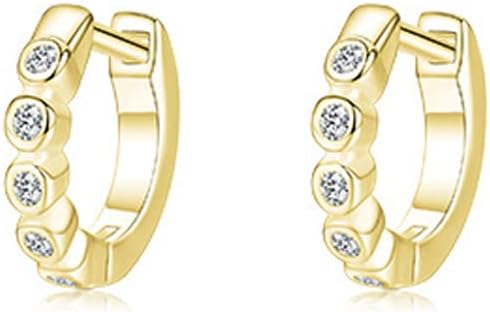 VIFE 925 Sterling Silver Hoop Earrings for Women Cubic Zirconia Hoop Earrings Cartilage Helix Earrings