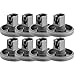 Price comparison product image 8 x Dishwasher Universal Lower Basket Wheels (Compatible with Electrolux, Zanussi, Aeg, Tricity, Juni, Favorit, IKEA, Privileg, UVM) by DELIAWINTERFEL