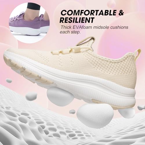 Image of ZOVE Wide Toe Box Shoes Women Extra Wide Width Sneakers Ultra Light Road Running Shoes Non-Slip Tennis Sneakers Breathable Walking Athletic