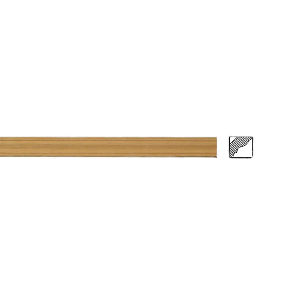Melody Jane Dolls House Cornice 23" x 9/16" Coving 600mm x 14mm Bare Wood