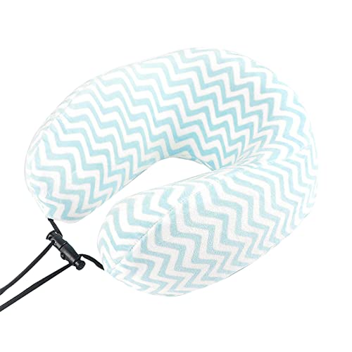 U 字型枕低反発ネック調節可能なバックルネック飛行機での旅行用ネックピロー