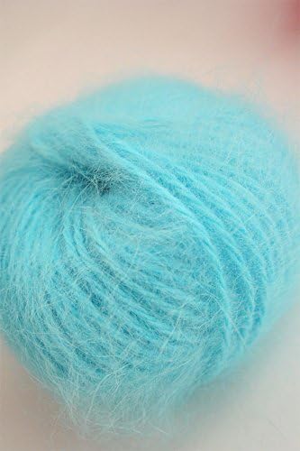 French Angora Yarn (830 Turquoise)