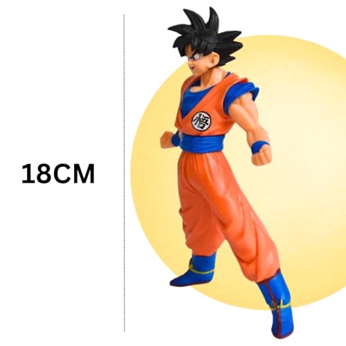 Image of Blue Aura Goku Action Figure Height-16cm Collectible | GK -Black Hair
