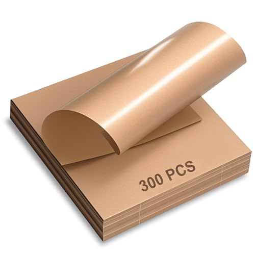 300PCS Parchment Paper Sheets, 12x12 In Non-Stick Precut Baking Parchment, Grease Proof & Non-stick Cookie Sheets for baking, Unbleached Parchment Sheets for Grilling, Air Fryer, Steaming