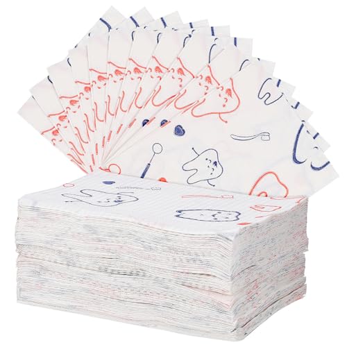 Baberos de papel impermeables UKCOCO para evitar manchas de líquidos en pacientes y clientes