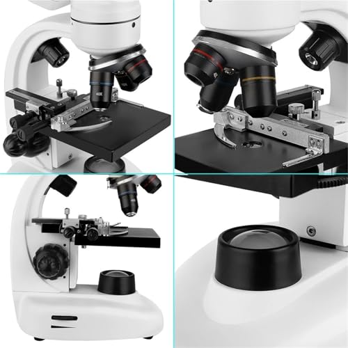 Microscope binoculaire électronique 40x-1600x avec kits et double LED pour l'observation - 3