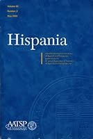 Hispania: Vol. 85, No. 2, May 2002 ISSN:0018-2133 B001I7DSZS Book Cover