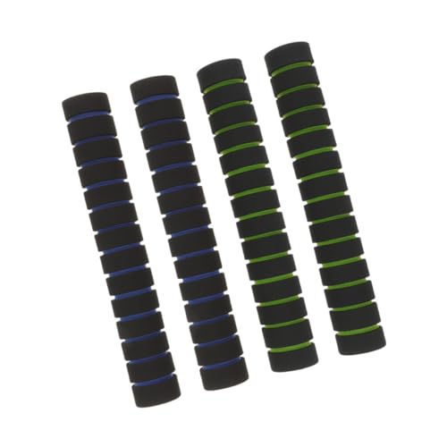 Kisangel 4 Piezas Cubierta De Paleta Esponjas Tableros Calcomanías De Kayak Bote SOGA Tubería Apretones Kayak Inflable Flotante Navegar Enchufe De Kayak Clip De Soporte De Remo De Kayak Gel