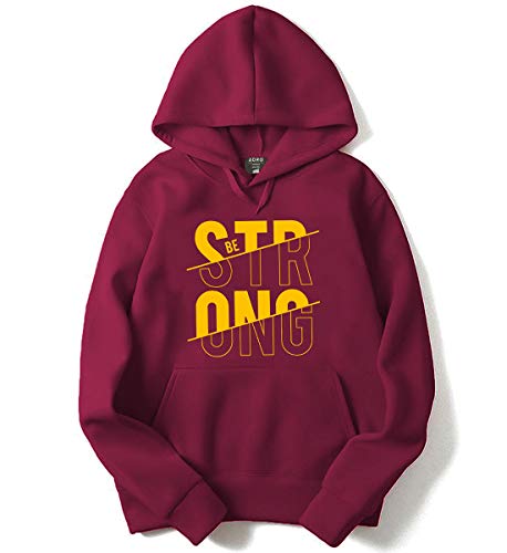 Image of ADRO Men's Cotton Hooded Neck Sweatshirt