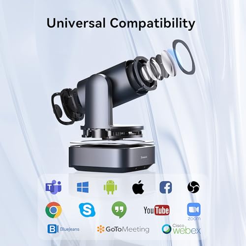 Image of Tenveo VLoop 20X Optical Zoom PTZ Camera Conference Camera, USB3.0 /HDMI FHD 1080P 60FPS, for Video Conferencing Live Streaming Church Services Worship Events Business Meeting, Red Dot Design Winner