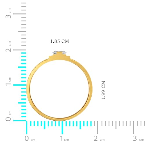 Image of Joyalukkas 22KT Exceptional Gold Ring | Gift For Women & Girls |BIS & HUID Hallmarked