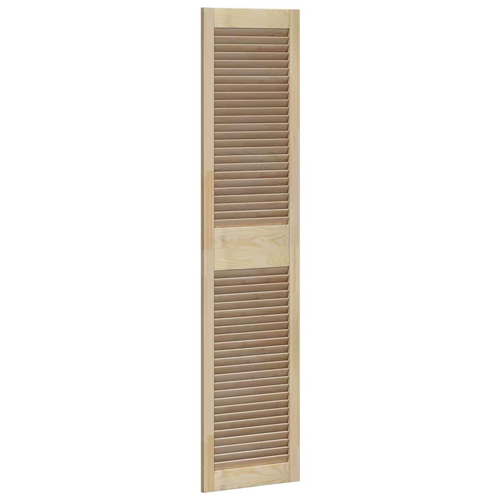 Hommdiy Schranktüren 2 pcs Braun 170 x 39.5 x 2.1 cm Massivholz Kiefer