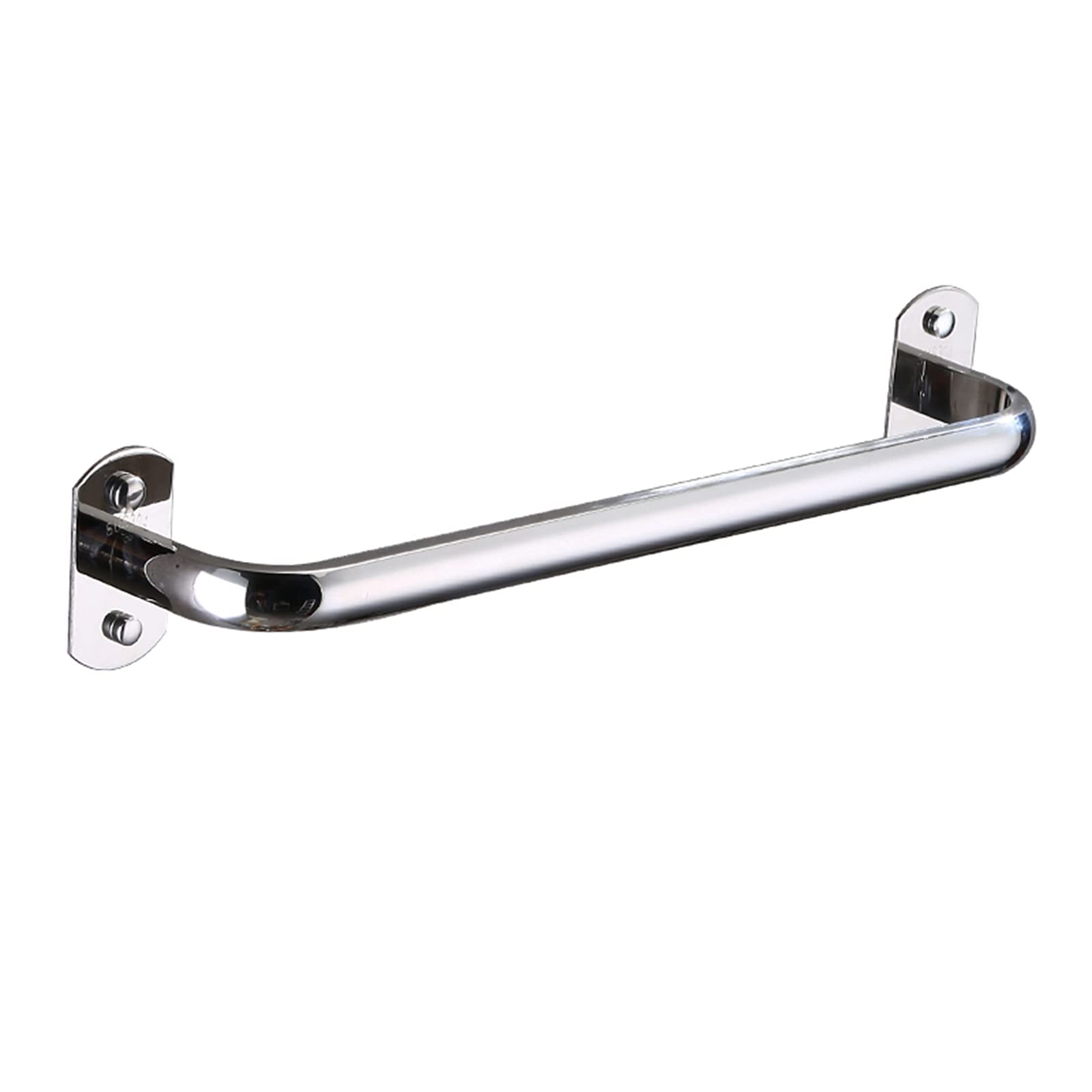 LMYSXAOZ Multifunction Towel Bar Rail, Bath Single Holder, 40cm-120cm, Rustproof Bathroom Kitchen Rod, 304 Stainless Steel Wall-Mounted Rack (Size : 60cm)