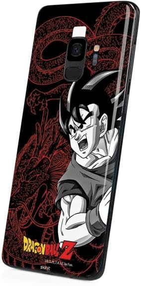 Skinit Decal Phone Skin Compatible with Galaxy S9 - Officially Licensed Dragon Ball Z Goku and Shenron Design