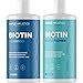 Rosemary &amp; Biotin Shampoo and Conditioner Set - Paraben and Sulphate Free for Thinning Hair and Dry Scalp - Nourishing and Volumising With Essential Oils - 236mL
