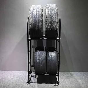 Generic Reifenständer mit Rädern 2-stufiger