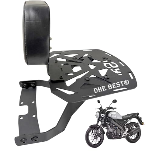 Image of Dhe Best Top Rack Carrier with Backrest Strong Steel Touring Frame with Excellent Load Capacity for Yamaha XSR 155