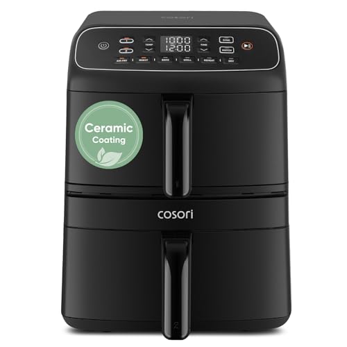 Cosori Double Stack Air Fryer 8.6L Ceramic Coating Less 39% Space
