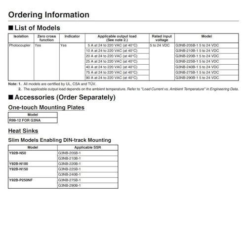 Relais à semi-conducteurs G3NB-225B commande AC statique industrielle - 4