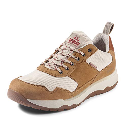 Kodiak Men's Low-Cut Skogan Waterproof Hiking Shoe, Wheat/Cream, 10
