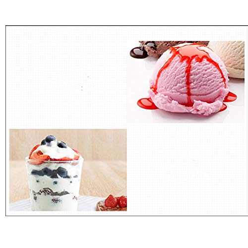 ALY Eiscremebereiter Speiseeismaschine Eismaschine (Frozen Yoghurt, Kühlhaltefunktion, 135 Watt 1 Liter Fassungsvermögen… – Bild 7