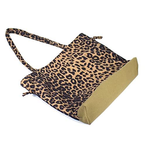Image of Leopard Shoulder Bag Soft & Lightweight Large Tote Purse Handbag Travel Satchel Gift for Women